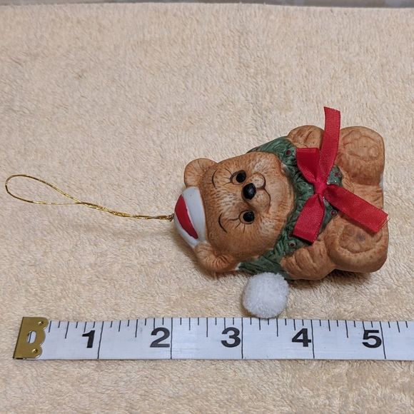 Vintage Jolly Jingles Bear Collector Bell Christmas Tree Ornament - Picture 8 of 11